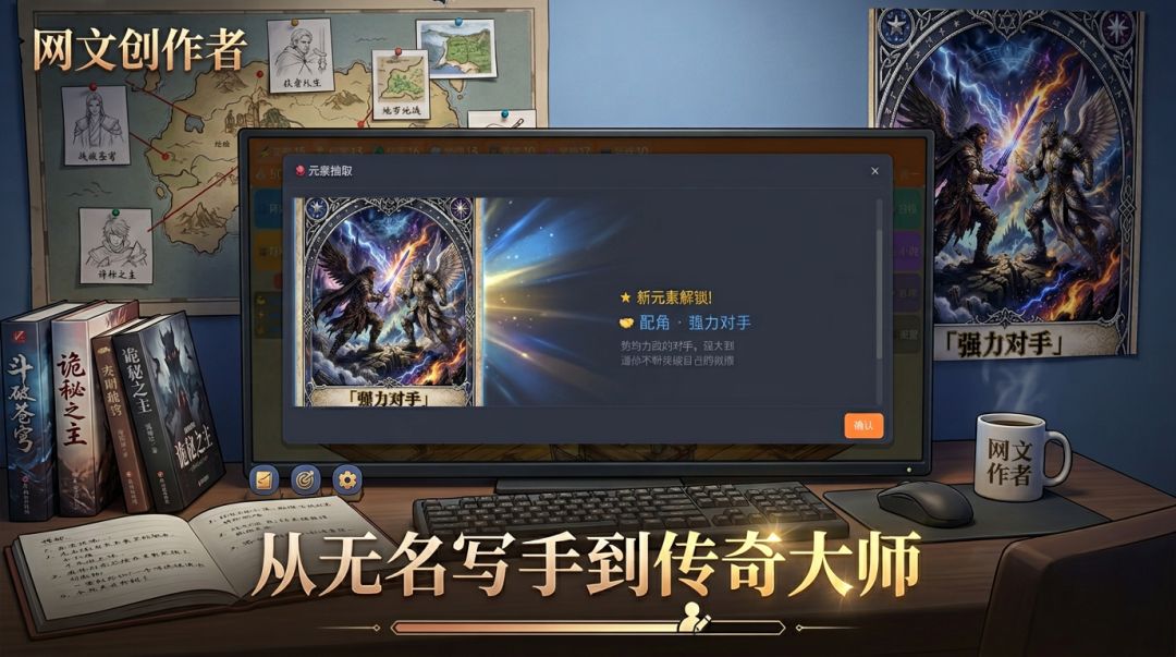网文创作者游戏截图