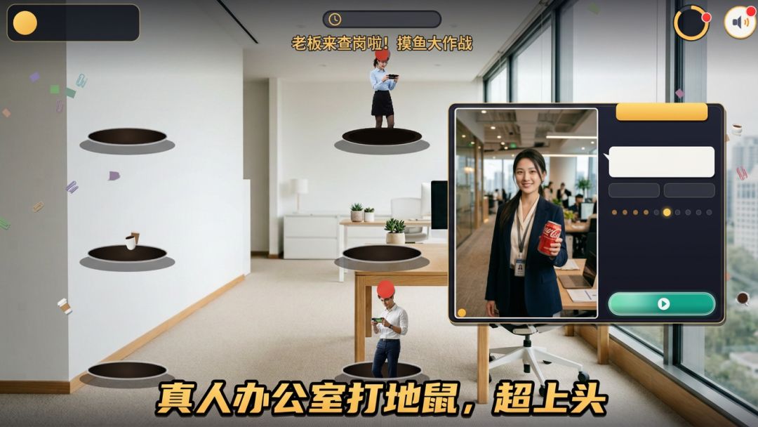 报告老板,摸鱼大作战游戏截图