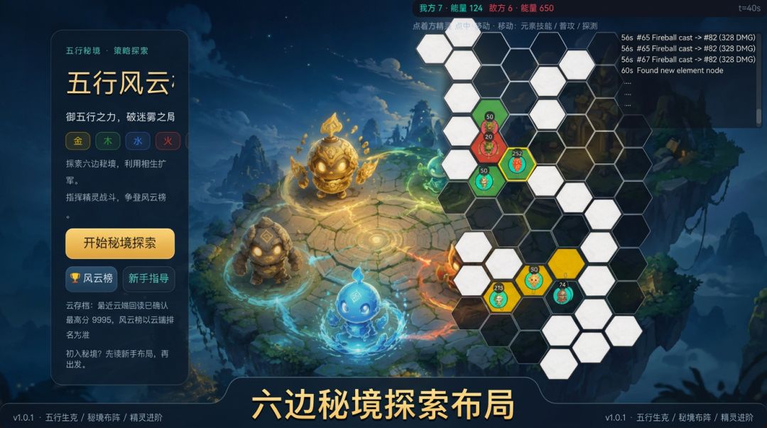 涌现:五行风云榜游戏截图