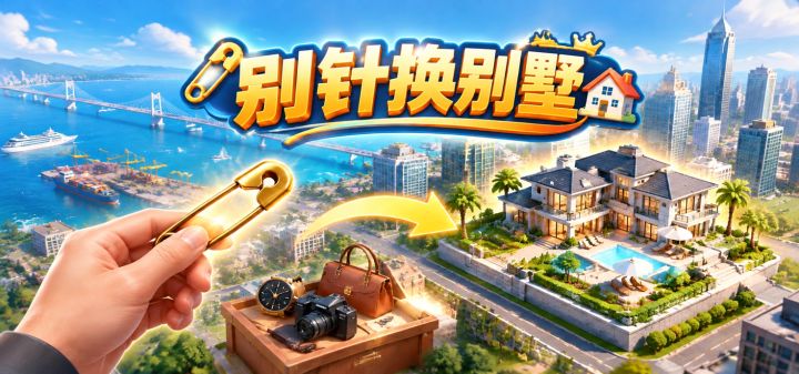 别针换别墅 封面