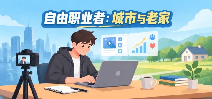 自由职业者：城市与老家 封面