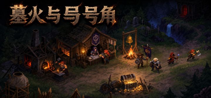 墓火与号角 封面