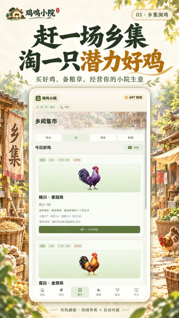 鸡鸣小院游戏截图