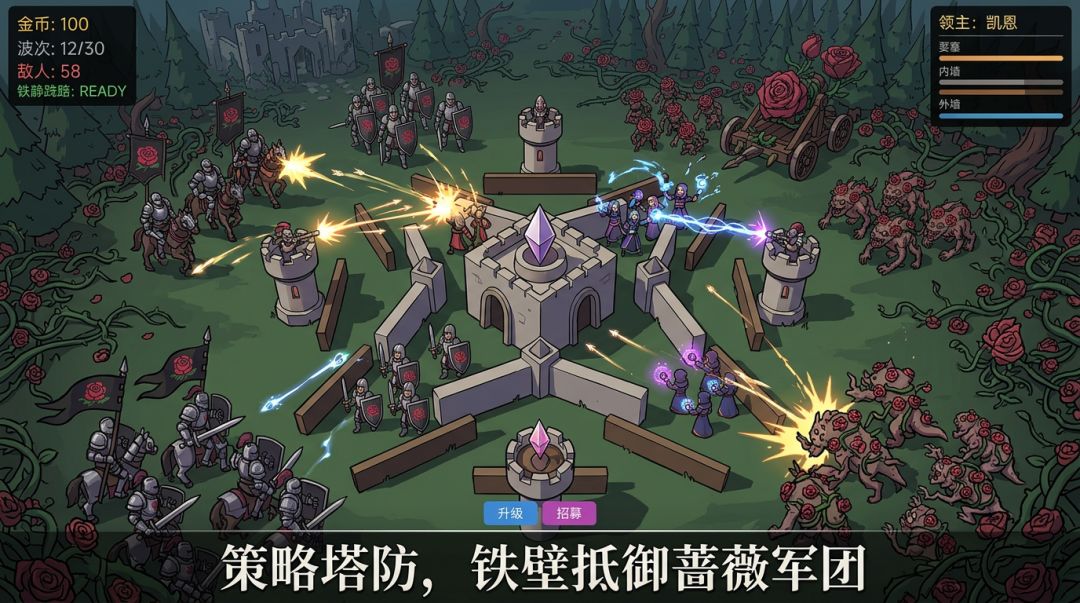 铁壁王座：蔷薇军团游戏截图