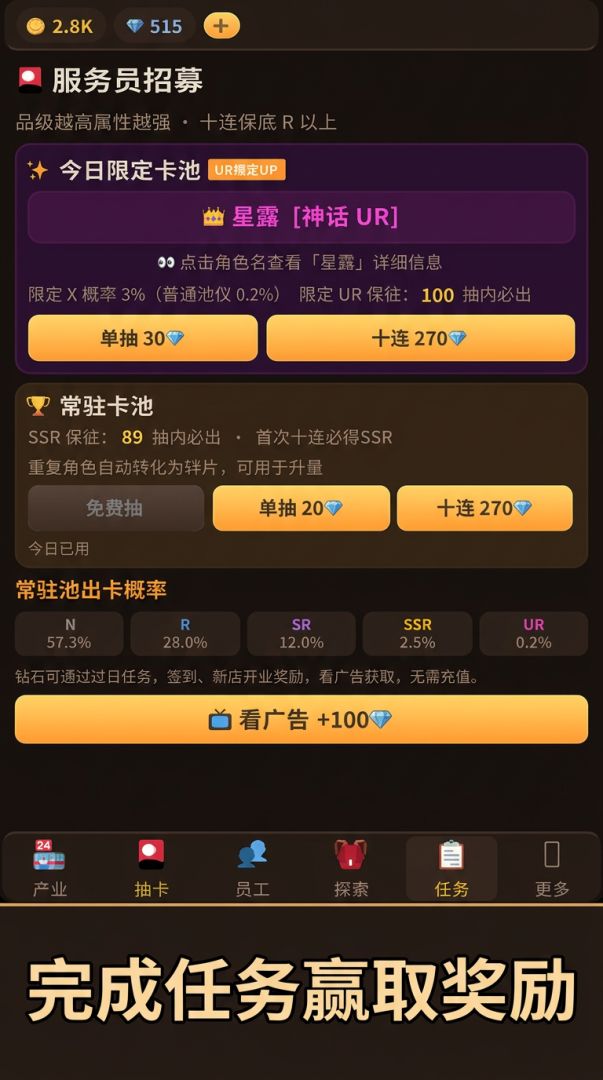 模拟经营之餐饮帝国游戏截图