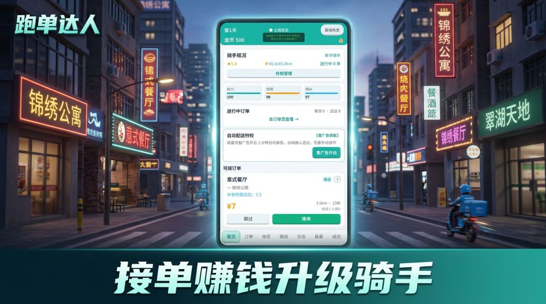 外卖员的骑手日记游戏截图