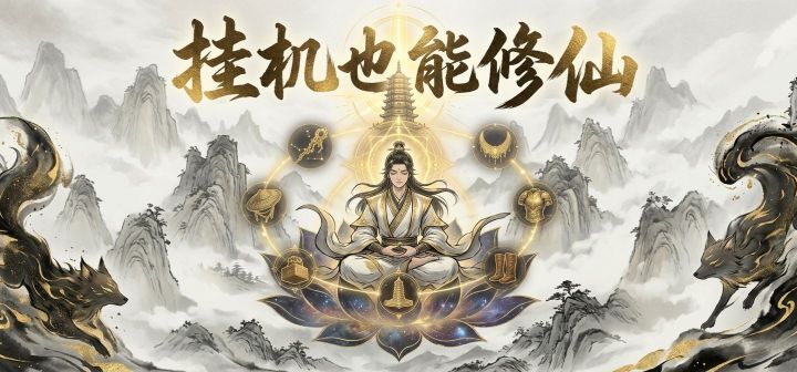 挂机也能修仙 封面