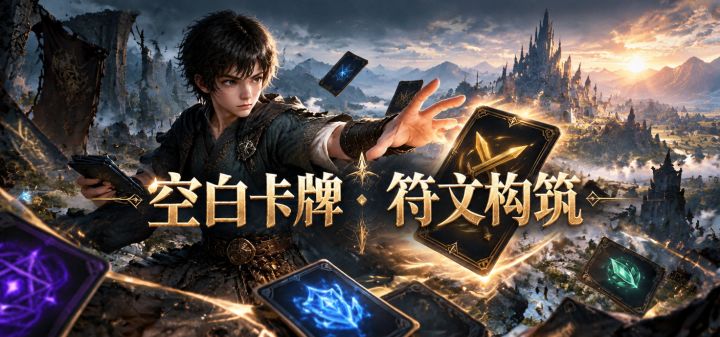 空白卡牌 · 符文构筑 封面
