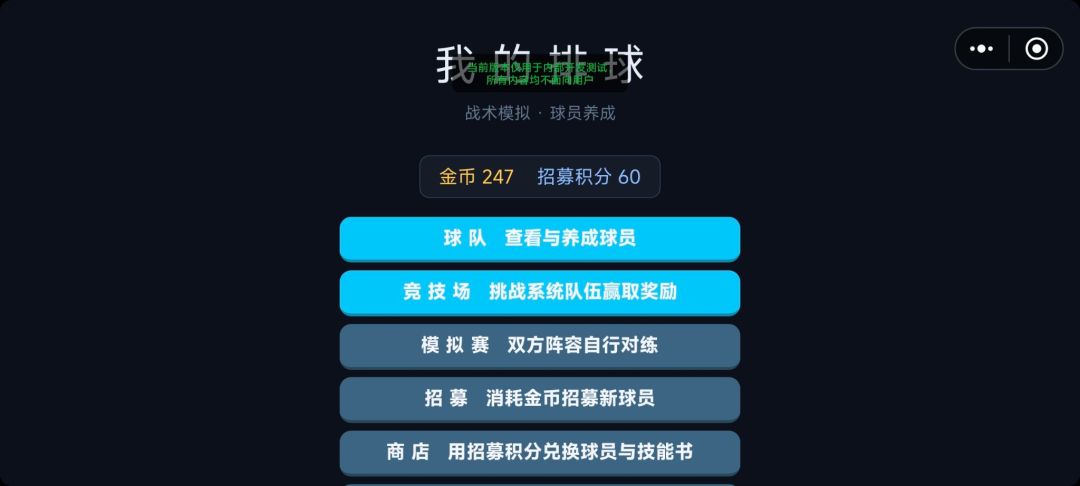 我的排球游戏截图