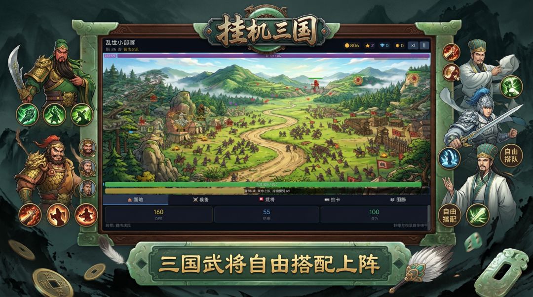 挂机三国游戏截图