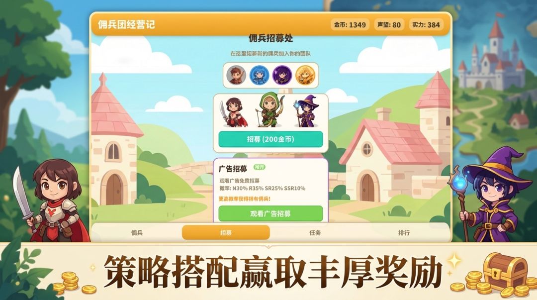 佣兵团经营记游戏截图