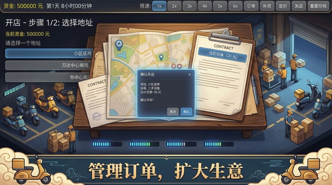 外卖模拟器游戏截图