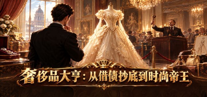 奢侈品大亨：从借债抄底到时尚帝王 封面