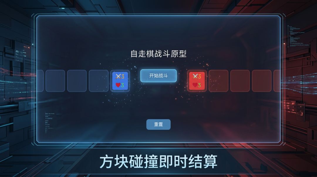 自走棋战斗原型游戏截图
