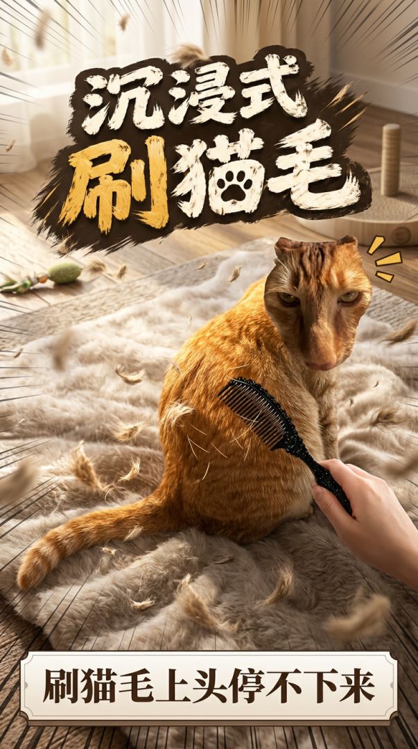 沉浸式刷猫毛游戏截图