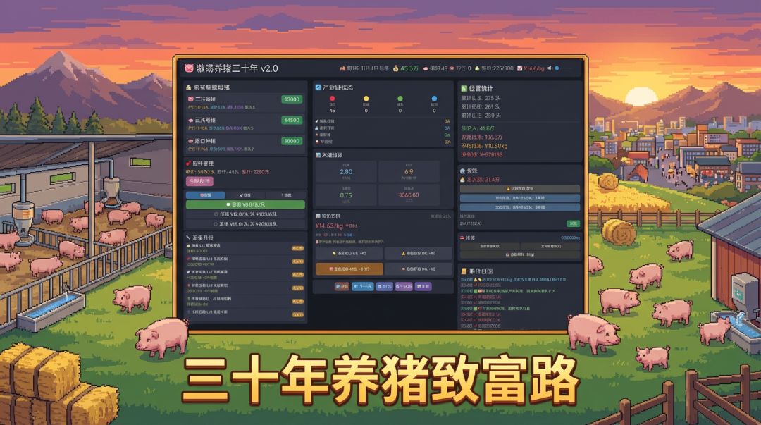 激荡养猪三十年游戏截图