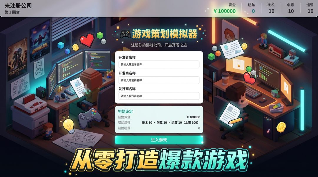 游戏策划模拟器游戏截图