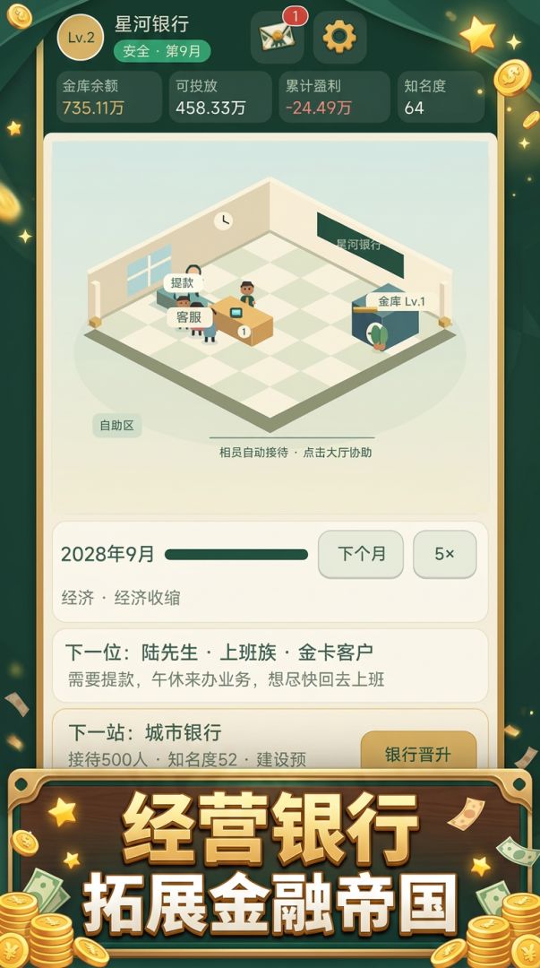 银行大亨:金融帝国游戏截图