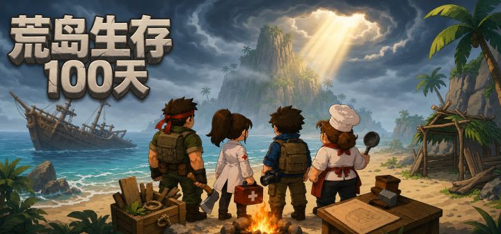 荒岛生存100天 封面