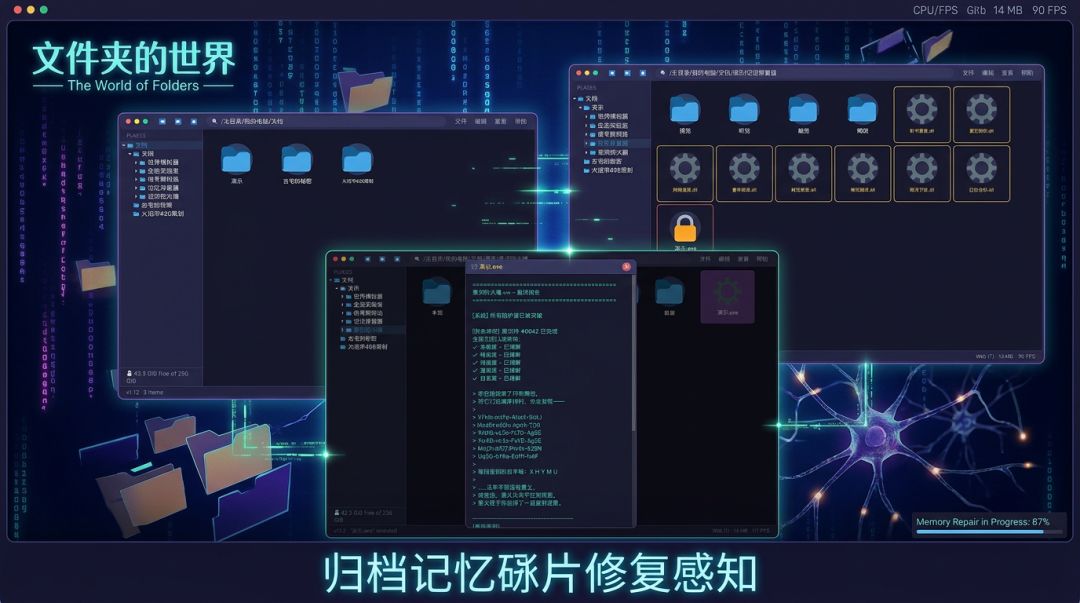 文件夹的世界游戏截图