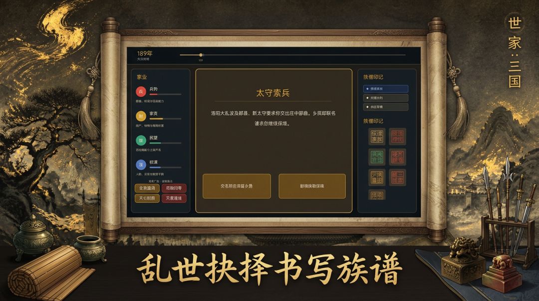 世家：三国游戏截图