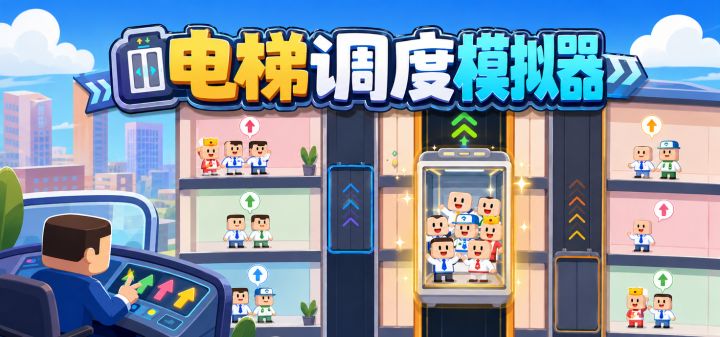 电梯调度模拟器 封面