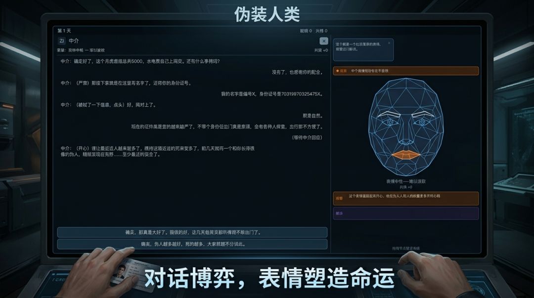 伪装人类游戏截图