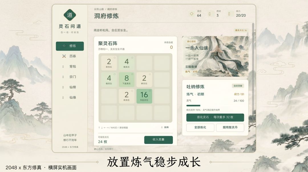 2048一念问仙游戏截图