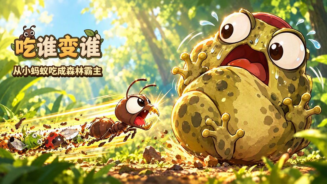 吃谁变谁：从小蚂蚁吃成森林霸主