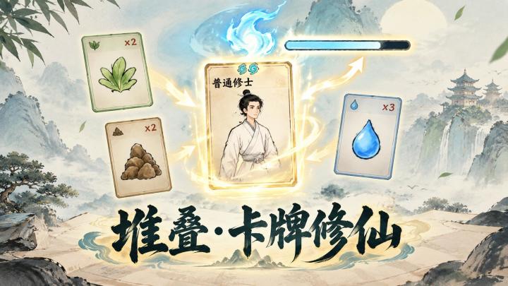 堆叠·卡牌修仙 封面