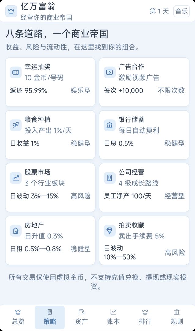 亿万富翁游戏截图
