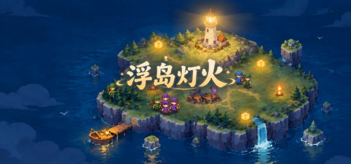 浮岛灯火 封面