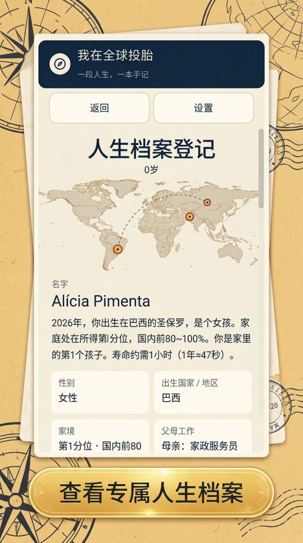 我在全球投胎游戏截图