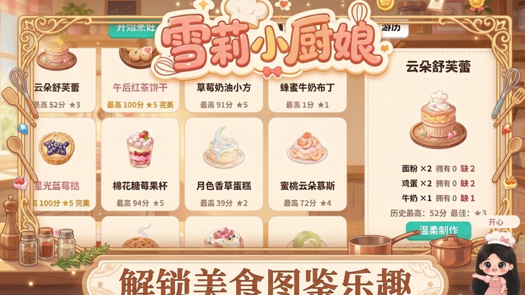 雪莉小厨娘游戏截图