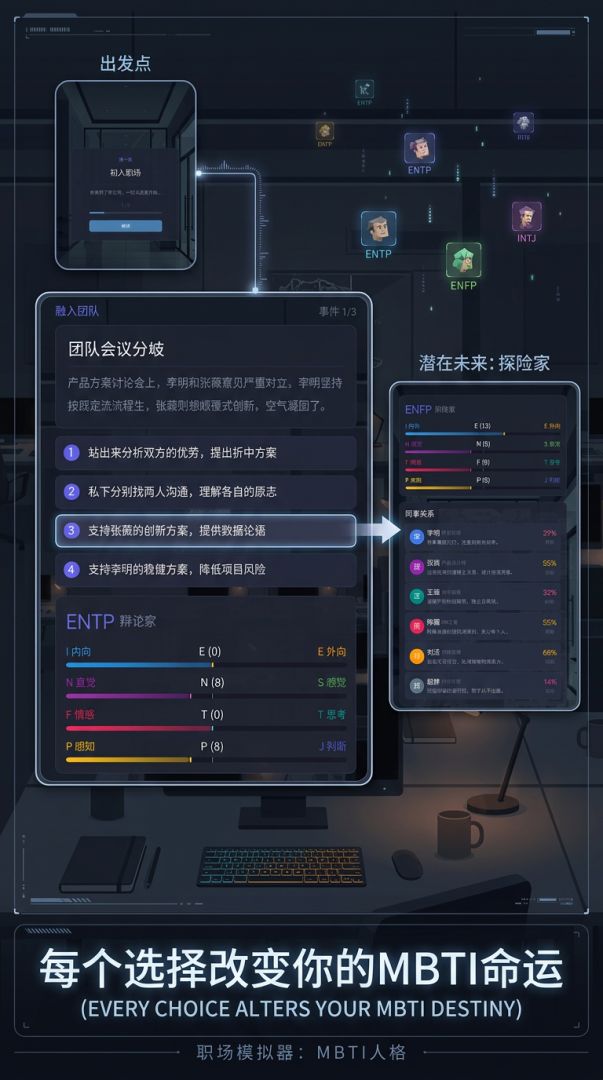 职场模拟器：MBTI人格游戏截图