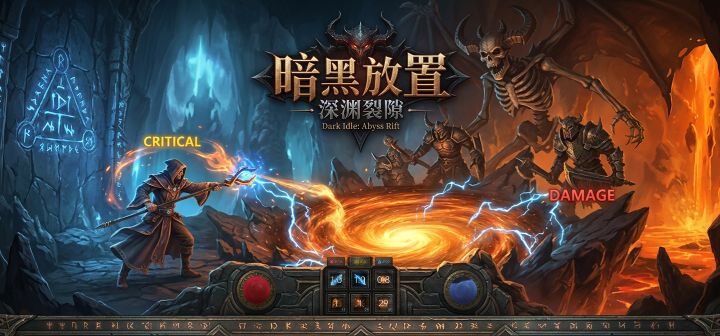 暗黑放置：深渊裂隙 封面