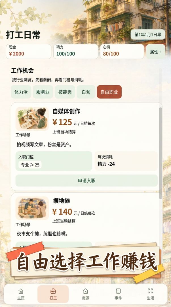 城中村租房模拟器游戏截图