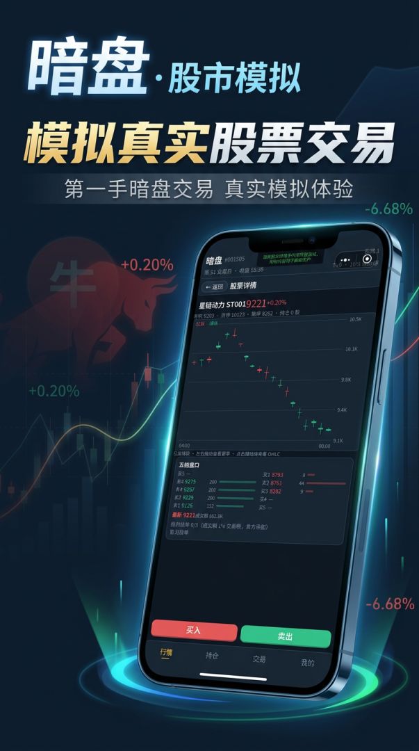 暗盘·股市模拟游戏截图
