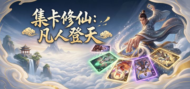集卡修仙：凡人登天 封面
