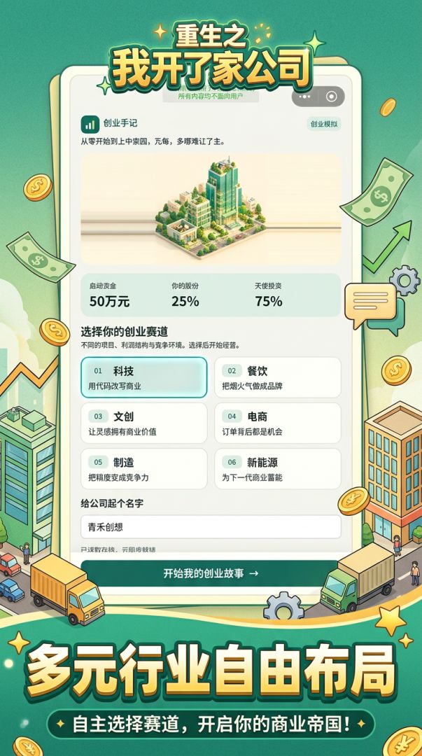 重生之我开了家公司游戏截图