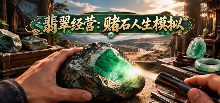 翡翠经营：赌石人生模拟 封面