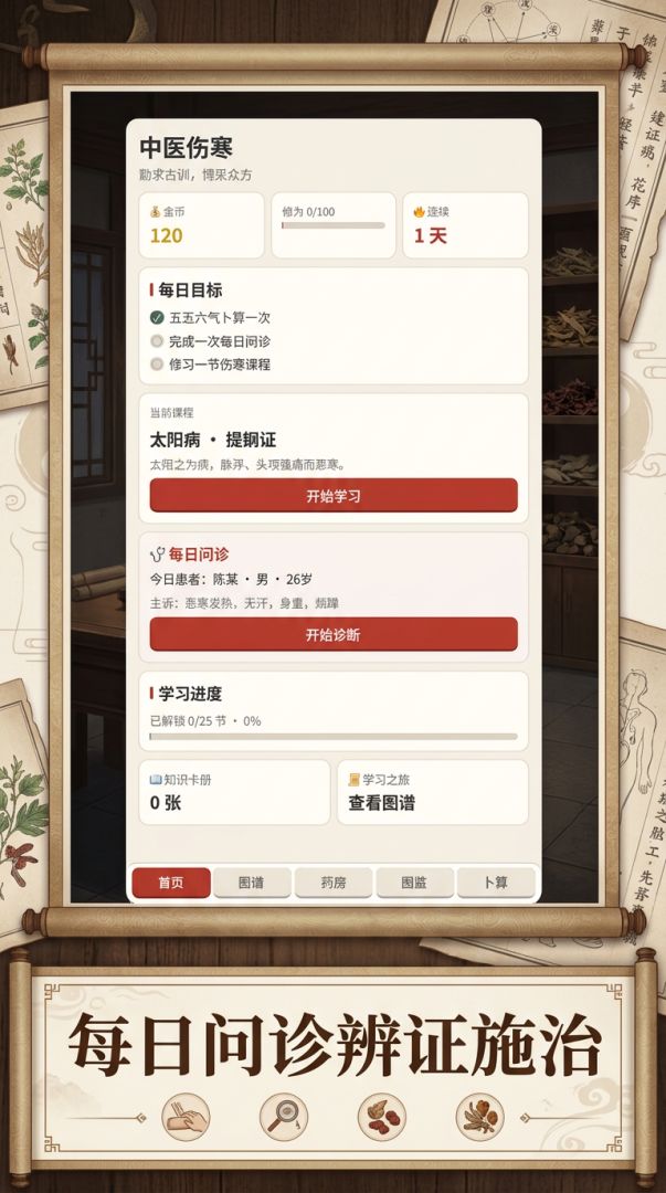 伤寒问诊游戏截图