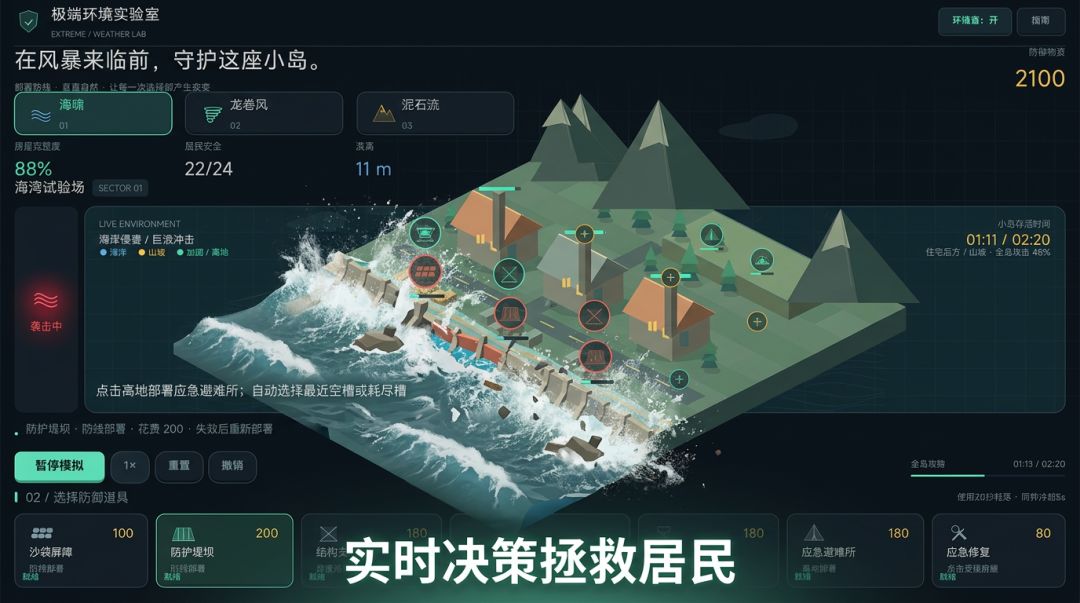 风暴来袭之守护小岛游戏截图