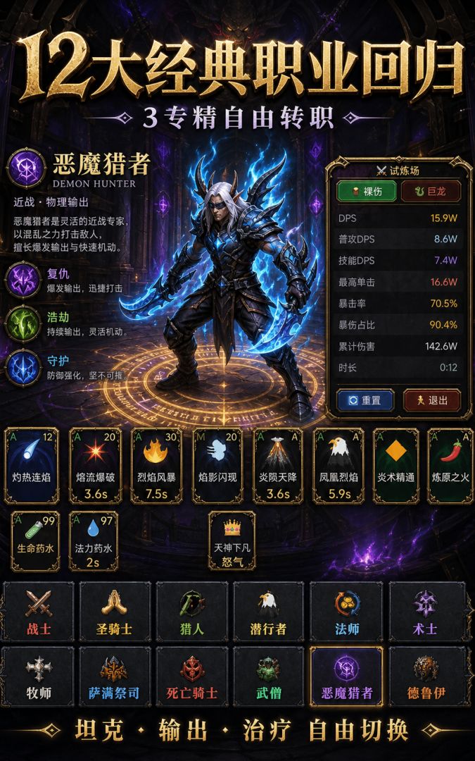 暗黑挂机:魔兽录游戏截图