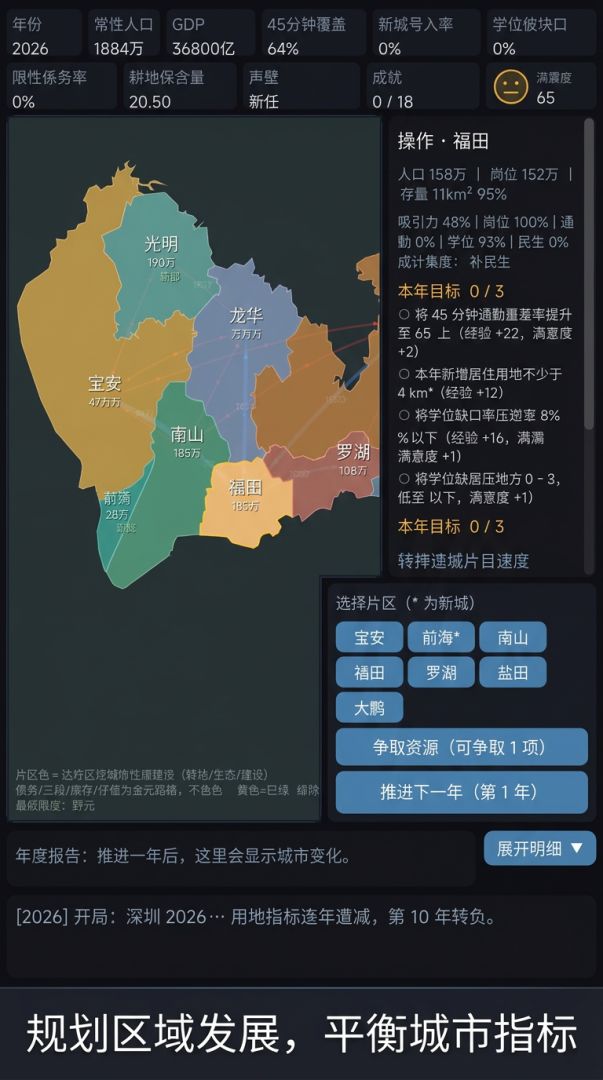 城市规划游戏截图