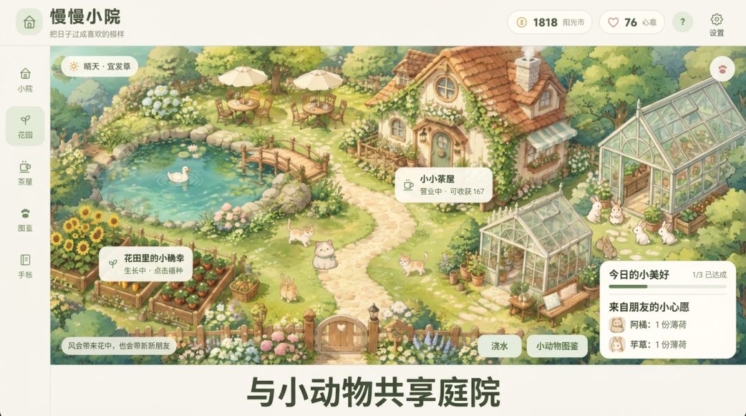 慢慢小院游戏截图