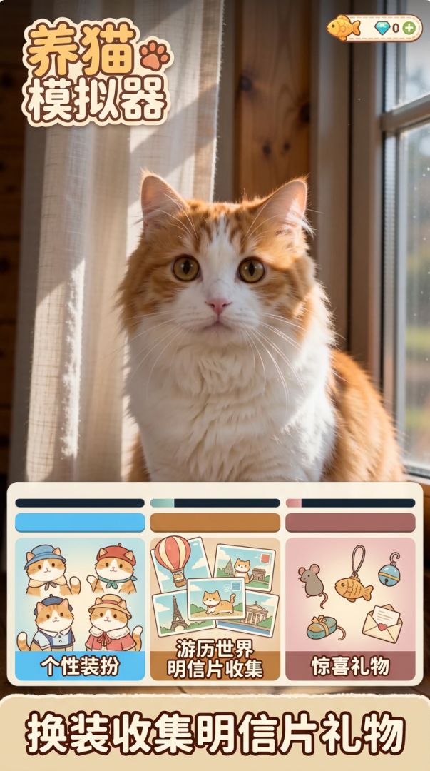 养猫模拟器游戏截图