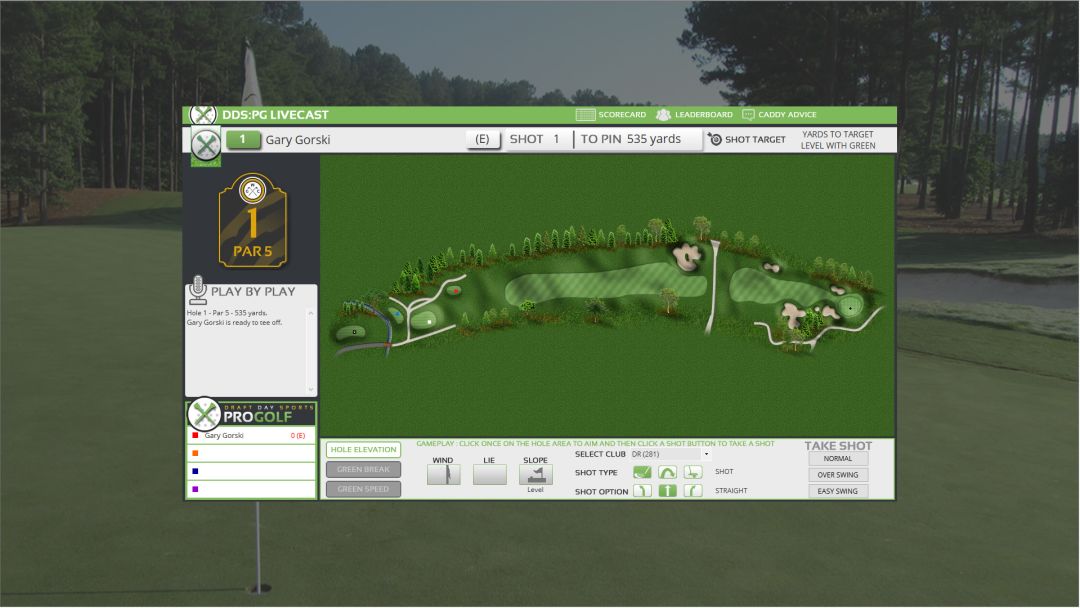 Draft Day Sports: Pro Golf游戏截图