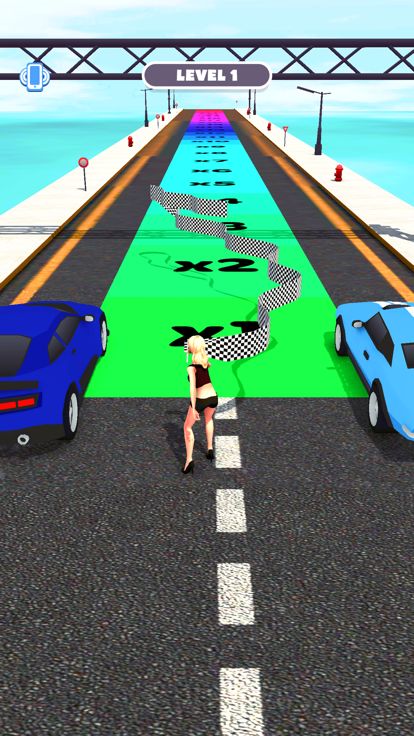 Racing Girl Run游戏截图