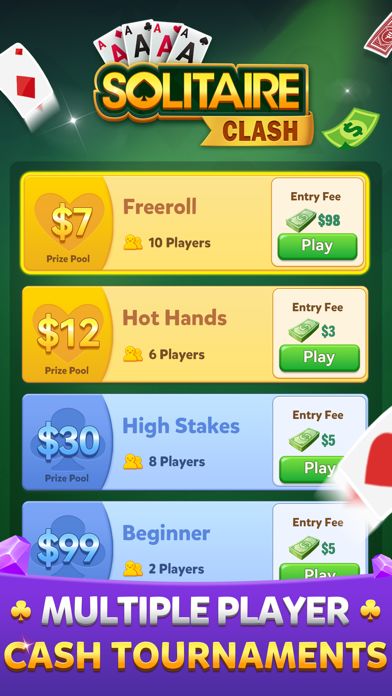 Solitaire Clash: Win Real Cash游戏截图